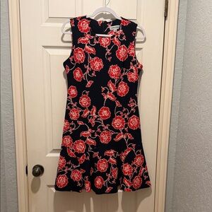 Shelby & Palmer Red Floral Mini Dress